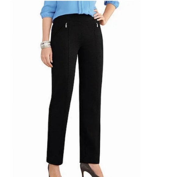 Mode De Vie Ponte Black Dress Pants 2 Small - Picture 1 of 11